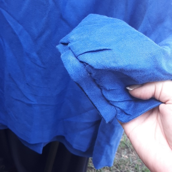 Chadwicks Blue Blazer Button-down size 12 - Picture 4 of 4